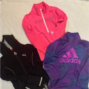 Bundle 3 Girl Athletic Jackets
